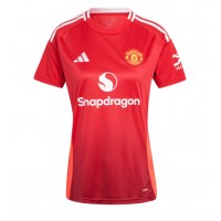 Fotballdrakt Dame Manchester United Diogo Dalot #20 Hjemmedrakt 2024-25 Kortermet